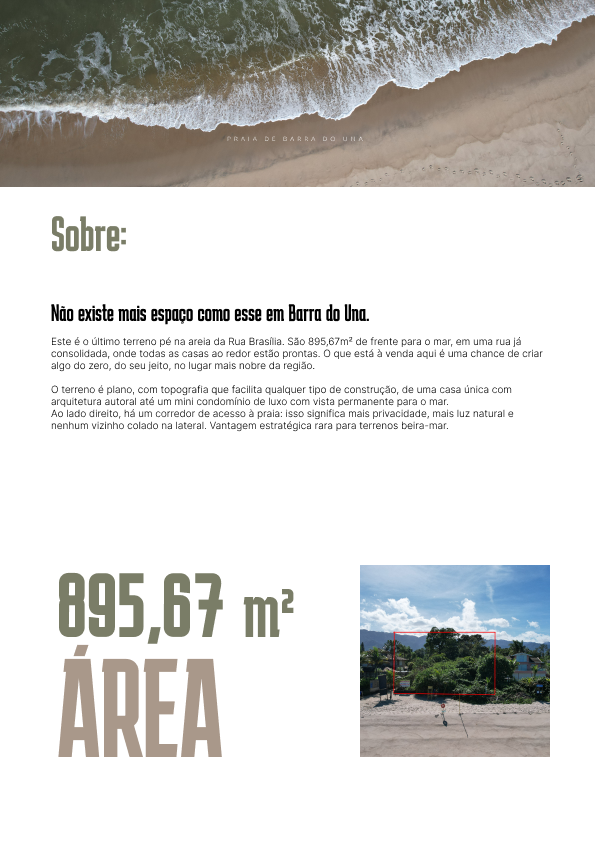 Página sobre o terreno