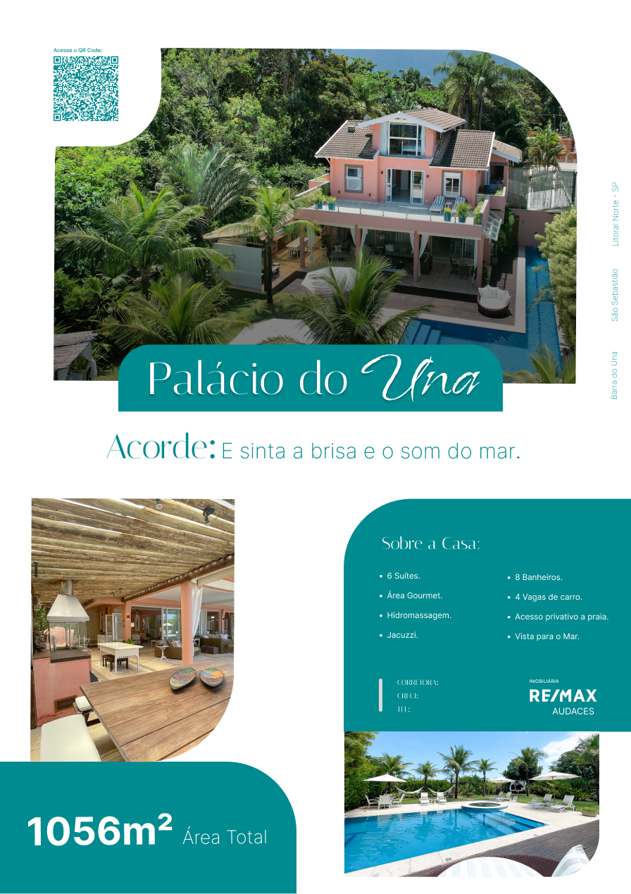 Panfleto imobiliário Palácio do Una