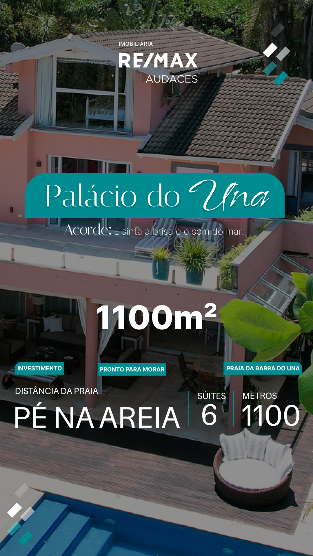 Story para redes sociais Palácio do Una