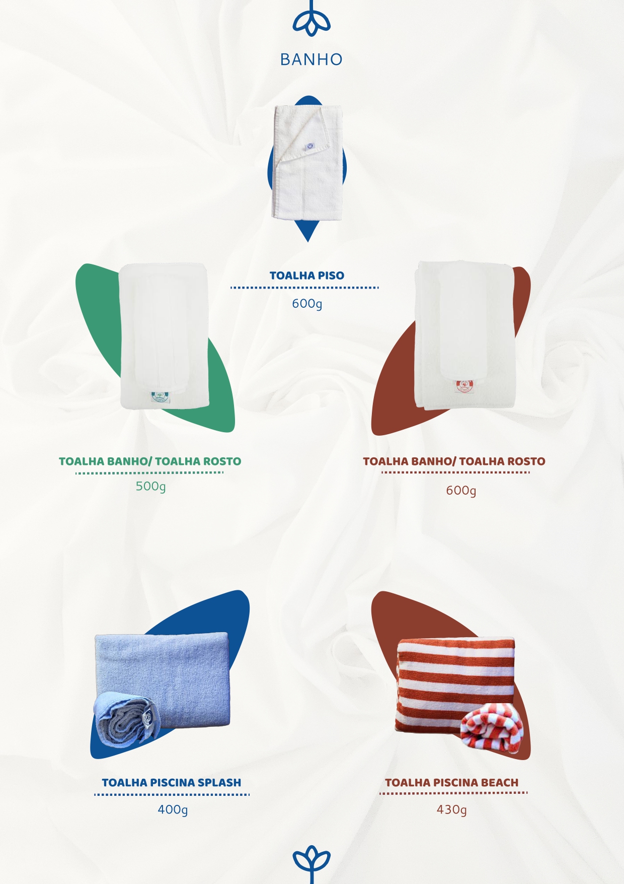 Página de toalhas Terra Cotton