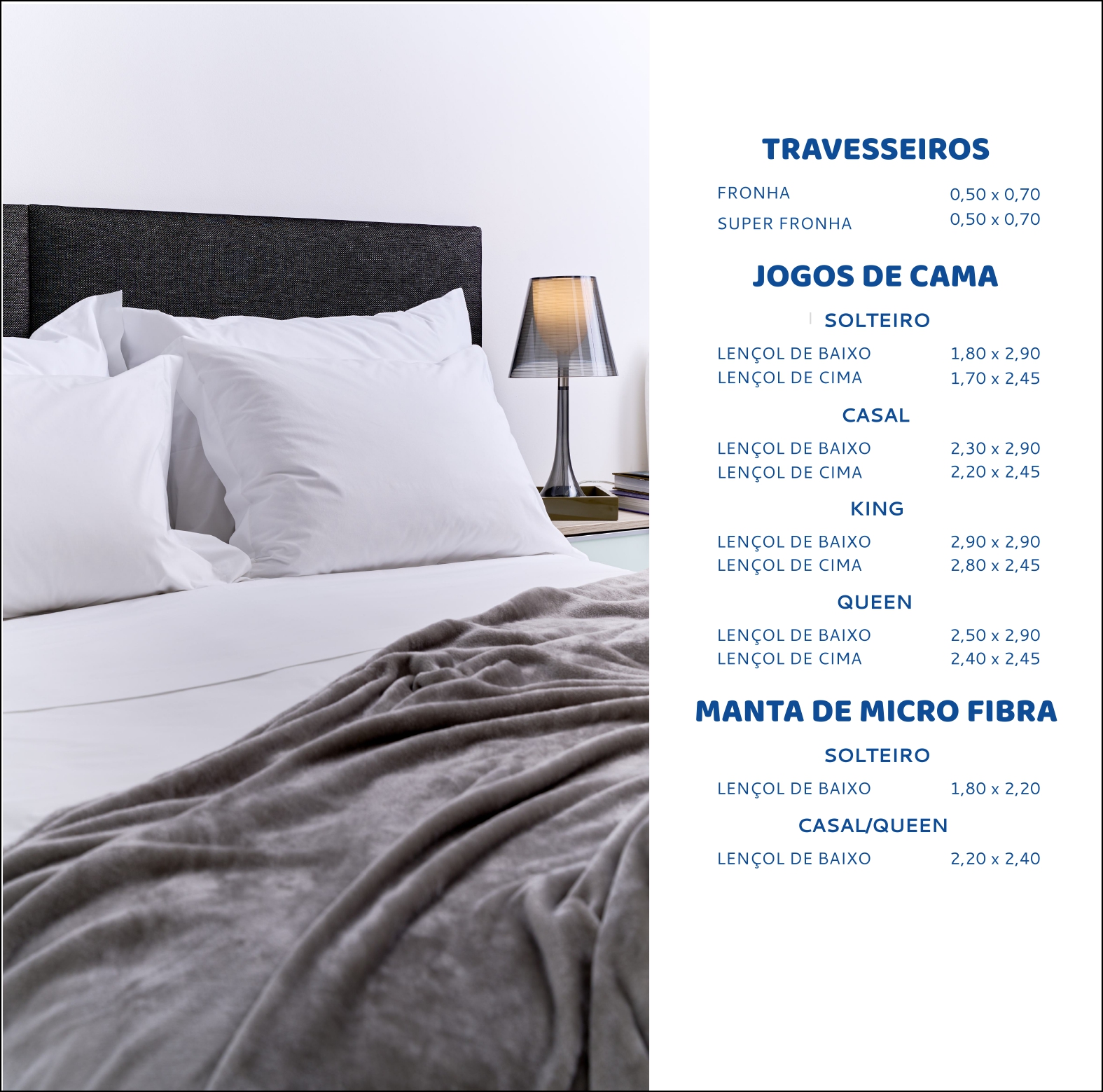 Página de itens de cama Terra Cotton